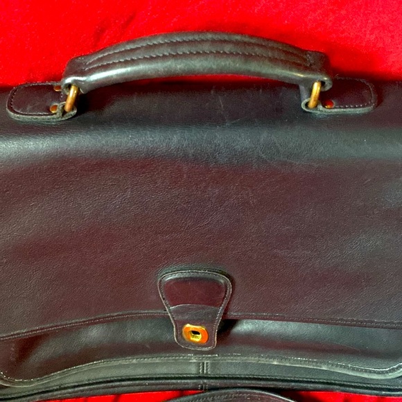 Authentic Coach briefcase (vintage-early 2000s) in black leather. - Picture 5 of 5